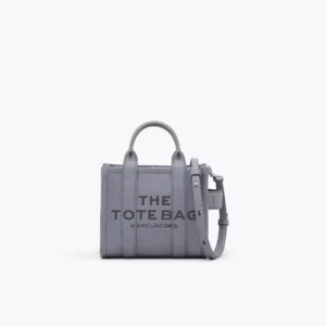 The Marc Jacobs Crossbody Tote Bag Leather Wolf Grey