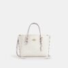 Coach Mollie Tote Bag 25 In Signature Canvas white