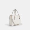 Coach Mollie Tote Bag 25 In Signature Canvas white