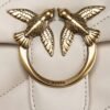 Pinko Classic Love Bag Puff Maxi Quilt WHITE WHITE-ANTIQUE GOLD