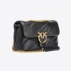 Pinko Classic Love Bag Puff Maxi Quilt BLACK-ANTIQUE GOLD