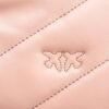 Pinko Mini Love Bag Puff Maxi Quilt PINK/DUSTY PINK-ANTIQUE GOLD
