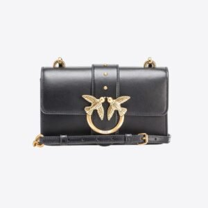 Mini Love Bag One Simply BLACK-ANTIQUE GOLD