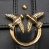 Pinko Micro Love Bag One Simply BLACK-ANTIQUE GOLD