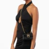 Pinko Micro Love Bag One Simply BLACK-ANTIQUE GOLD