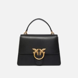 Classic Love Bag One Top Handle Light Simply BLACK-ANTIQUE GOLD