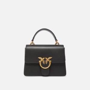 Mini Love Bag One Top Handle Light Simply BLACK-ANTIQUE GOLD