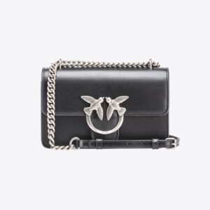 Mini Love Bag One Simply BLACK-ANTIQUE SILVER