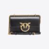 Pinko Mini Love Bag One Simply BLACK-ANTIQUE GOLD