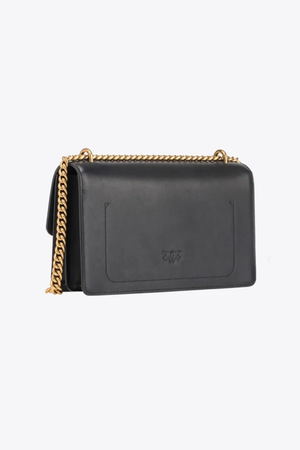 Pinko Classic Love Bag One Simply BLACK-ANTIQUE GOLD