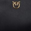 Pinko Mini Love Bag Half Moon Simply BLACK-ANTIQUE GOLD