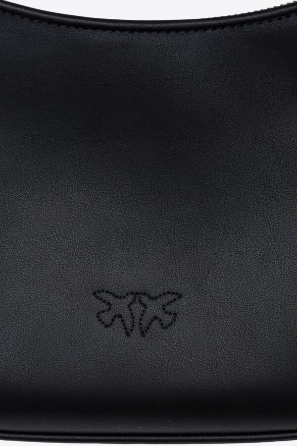 Pinko Mini Love Bag Half Moon Simply BLACK-ANTIQUE GOLD