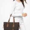 Michael Kors Voyager Medium Logo Tote Bag Brown
