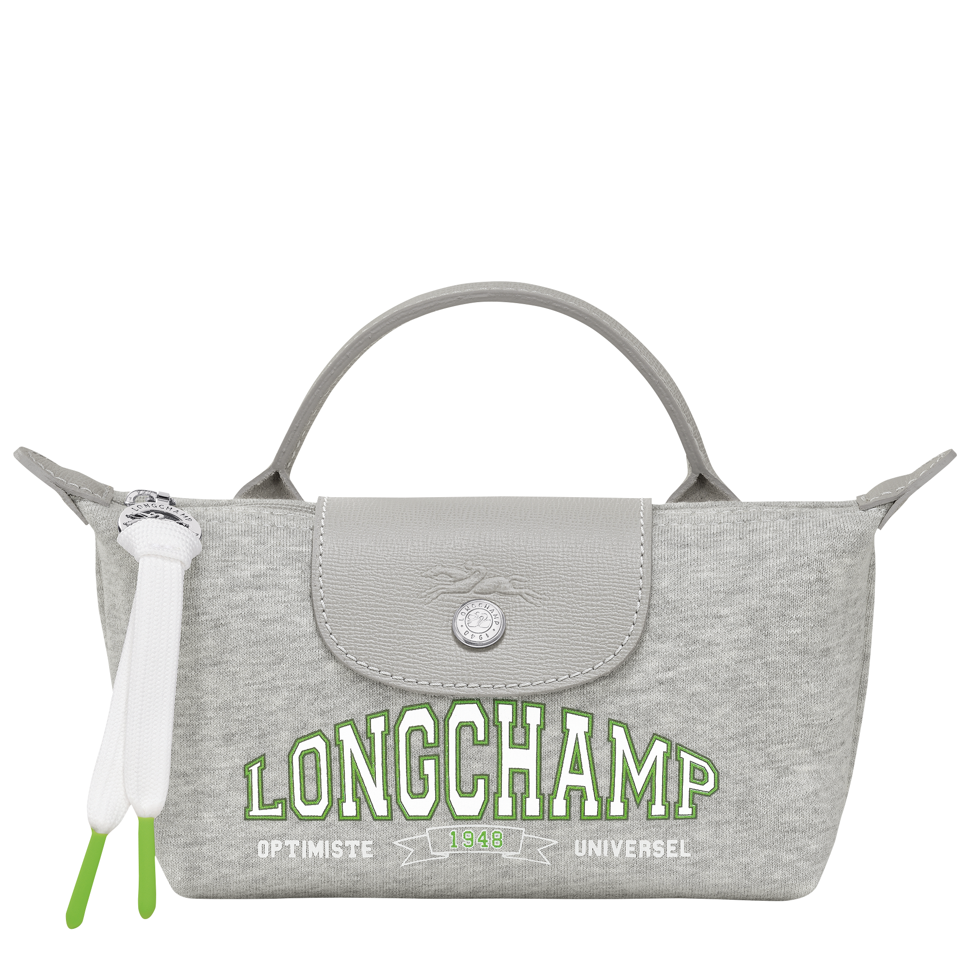 Le Pliage Collection University Pouch Grey