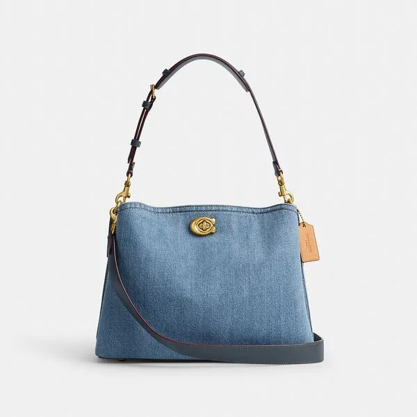 Coach Willow Shoulder Bag in Denim