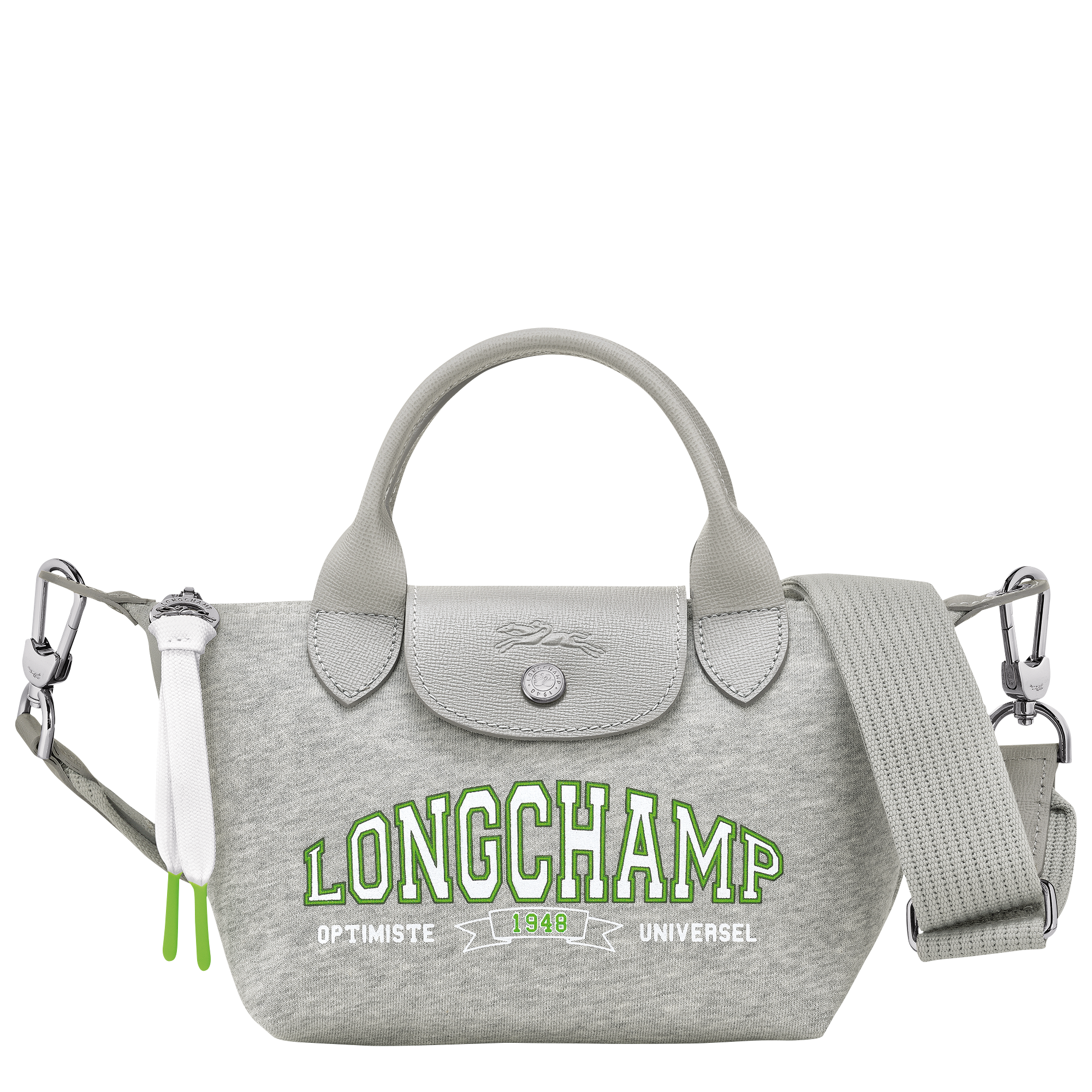 Le Pliage Collection University XS Handbag Grey