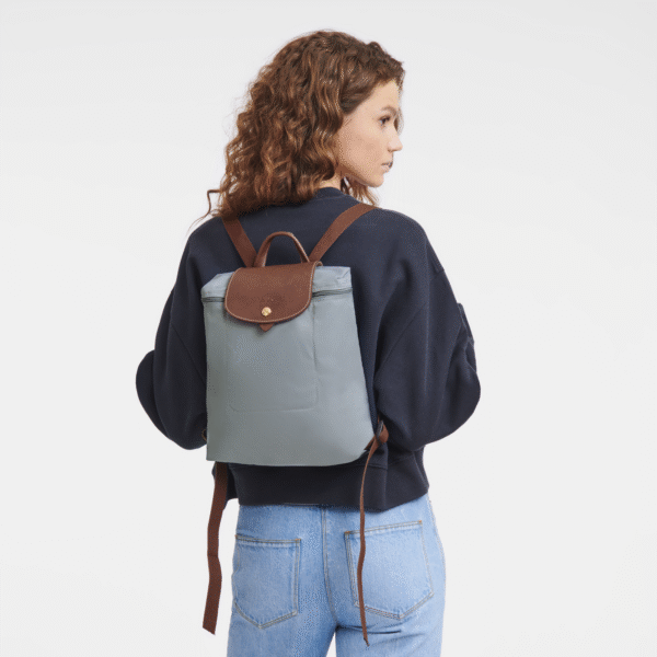 Longchamp Le Pliage Original M Backpack Steel
