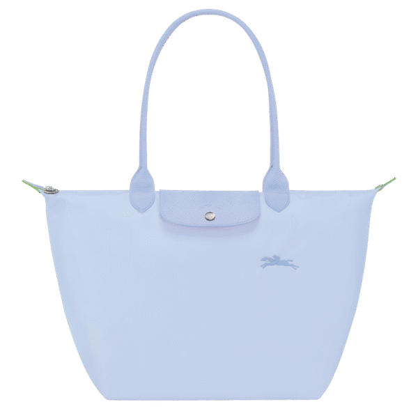 Longchamp Le Pliage Green L Tote bag Sky Blue