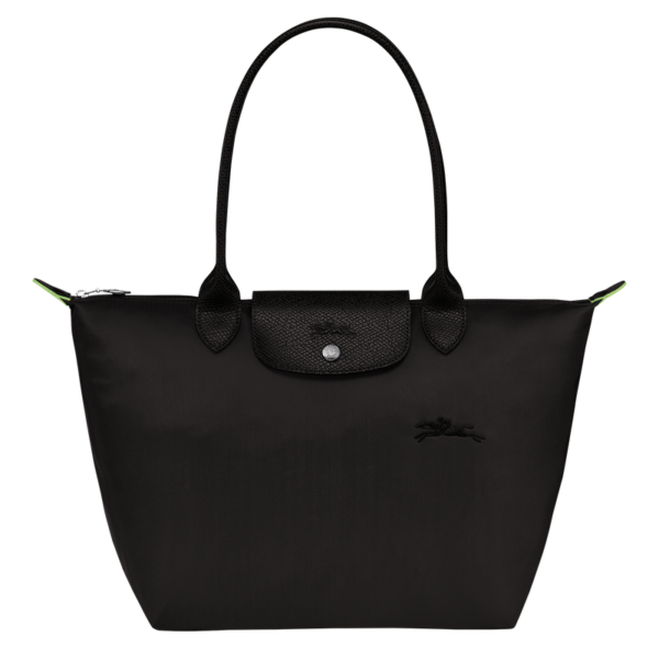 Longchamp Le Pliage Green M Tote bag Black