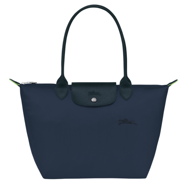 Longchamp Le Pliage Green M Tote bag Navy