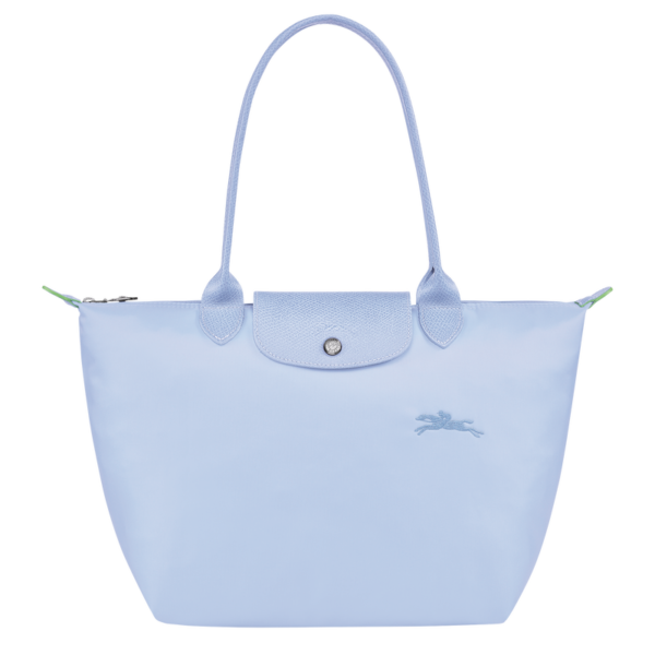 Longchamp Le Pliage Green M Tote bag Sky Blue