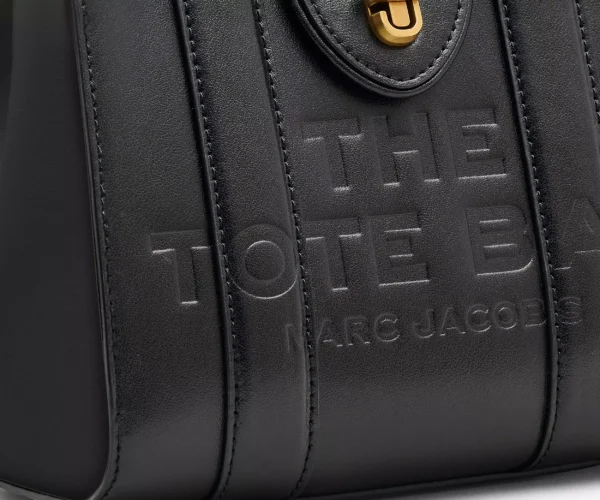 The Marc Jacobs Turnlock Crossbody Tote Bag Black