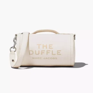 The Marc Jacobs Leather Duffle Bag Cotton/Silver