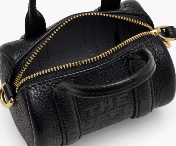 The Marc Jacobs Leather Nano Duffle Crossbody Black