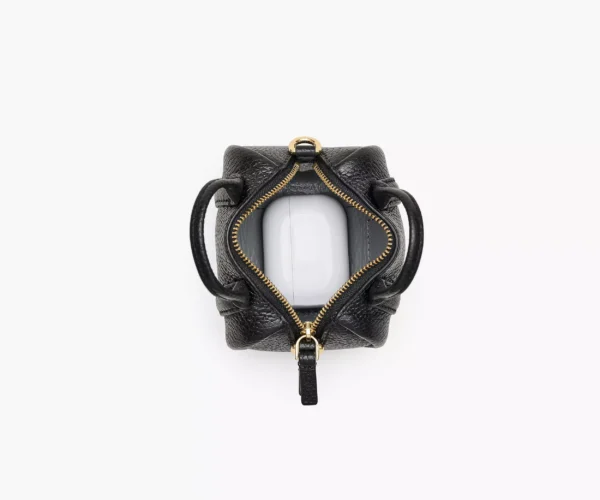 The Marc Jacobs Leather Nano Duffle Crossbody Black