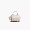 The Marc Jacobs Leather Nano Duffle Crossbody Cotton/ Silver