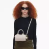 The Marc Jacobs Leather Mini Duffle Bag Cotton/Silver