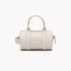 The Marc Jacobs Leather Mini Duffle Bag Cotton/Silver