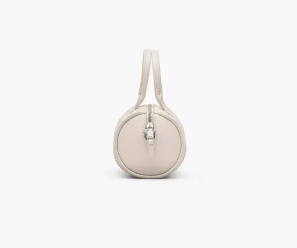 The Marc Jacobs Leather Mini Duffle Bag Cotton/Silver