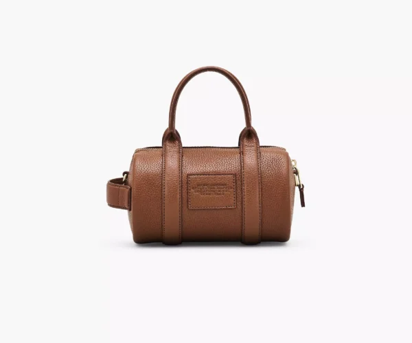 The Marc Jacobs Leather Mini Duffle Bag Argan Oil