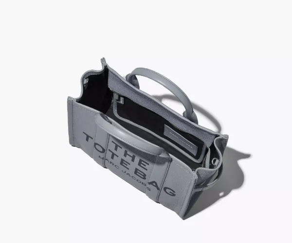 The Marc Jacobs Medium Tote Bag Leather Wolf Grey