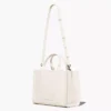 The Marc Jacobs Medium Tote Bag Leather Cotton Silver