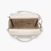 The Marc Jacobs Medium Tote Bag Leather Cotton Silver