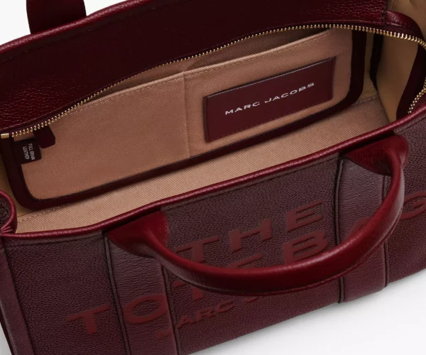 The Marc Jacobs Medium Tote Bag Leather Cherry