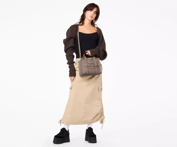 The Marc Jacobs Small Tote Bag Leather Cement
