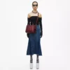 MJI_H009L01SP21_602_F8F8F8_1-1_ALT1 The Marc Jacobs Small Tote Bag Leather Cherry