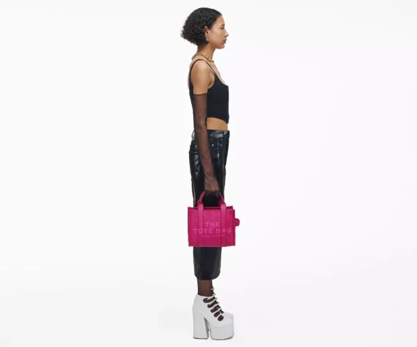 The Marc Jacobs Small Tote Bag Leather Lipstick Pink