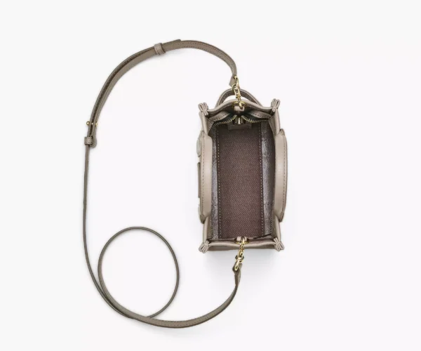 The Marc Jacobs Crossbody Tote Bag Leather Cement