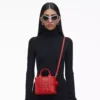 The Marc Jacobs Crossbody Tote Bag Leather True Red