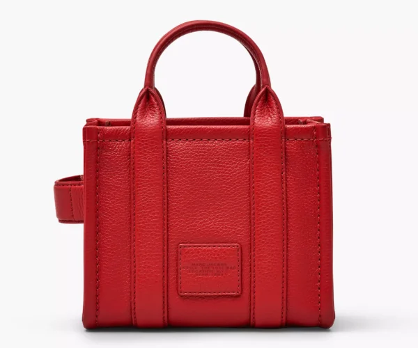 The Marc Jacobs Crossbody Tote Bag Leather True Red