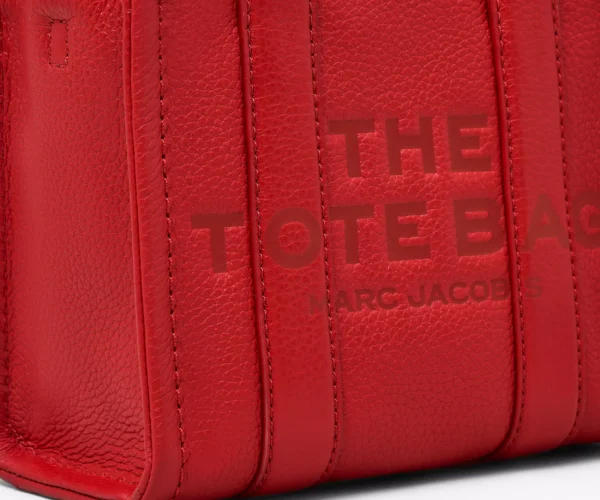The Marc Jacobs Crossbody Tote Bag Leather True Red