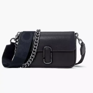 The Marc Jacobs J Marc Shoulder Bag Black/Gunmetal