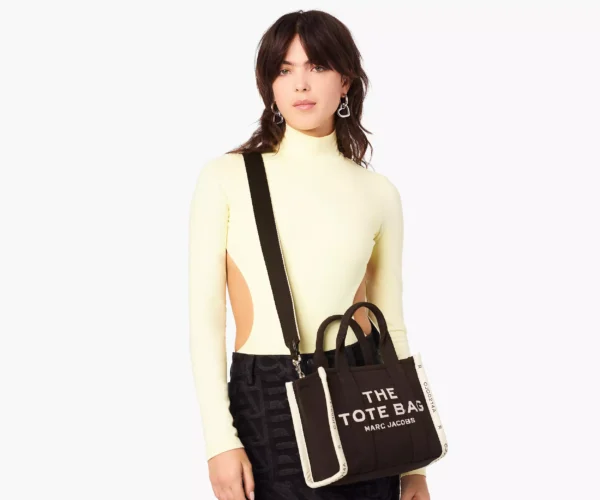 The Marc Jacobs Small Tote Bag Jacquard Black