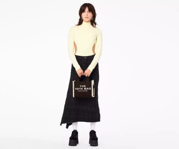 The Marc Jacobs Small Tote Bag Jacquard Black