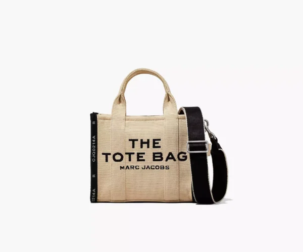 The Marc Jacobs Small Tote Bag Jacquard Warm Sand