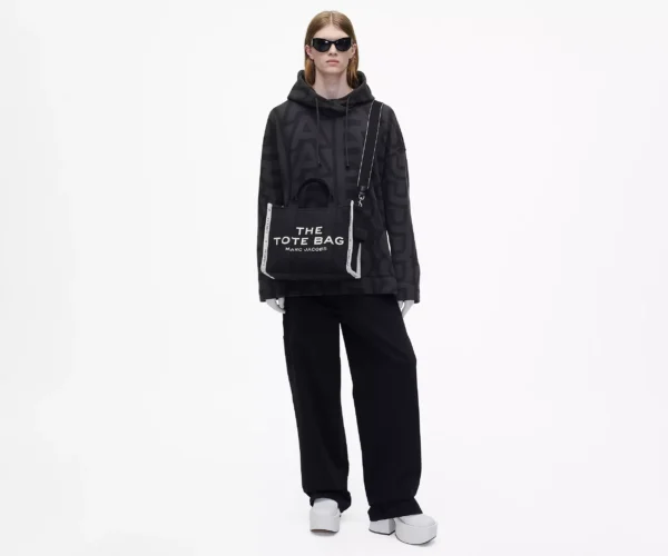 The Marc Jacobs Medium Tote Bag Jacquard Black